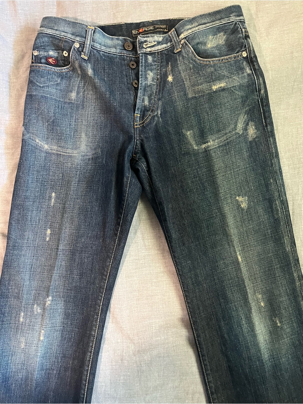 Vintage Men's ENERGIE ‘Loose Morris’ jeans - Wide bottom-Made Italy - worn once. - Picture 6 of 12